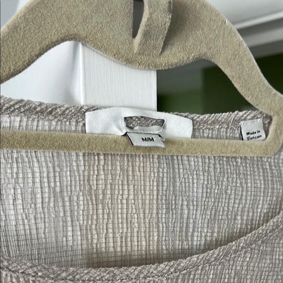 Vince Tencel Tan Long Sleeve Top, NWOT - Picture 5 of 6